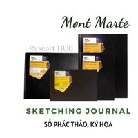 Sổ vẽ sketchbook Mont Marte 100 trang bìa da