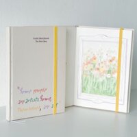 Sổ vẽ - Sketchbook - Sổ crabit - Ruột trơn 190gsm A5 - Dọc - Bìa chữ cứng - 60 trang