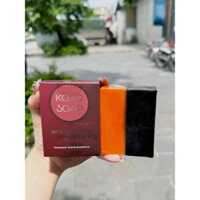 soap trắng da màu cam đen