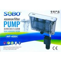 SOBO WP-408H - LỌC THÁC/ LỌC TREO CHO HỒ CÁ TÉP, THỦY SINH | CÔNG SUẤT 6W