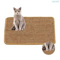 Soc * Cat Scratcher Sisal Thảm tự nhiên Sisal Cat Scratch Mat Cat Floor Scratch Pad