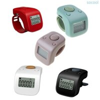 Soc * Digital LCD Tally Counter Mini Sạc 6 Kênh Đếm 6 Chữ Số Hạt Cầu Nguyện