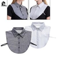 Sọc Giả Nửa Áo Sơ Mi Giả Cổ Có Thể Tháo Rời Nửa Áo Sơ Mi Áo Choker