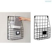 Soc * Hộp đựng thư Giỏ dây treo tường Hộp đựng hồ sơ treo tài liệu Đồ chơi Giá để đồ