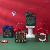 Soc * Hộp Kẹo Giáng Sinh Hộp Quà Giáng Hươu Ông Già Noel Bánh Quy Gói Kẹo