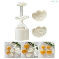 Soc * Khuôn làm bánh trung thu bằng nhựa Tem bánh quy Bánh ngọt thực tế Đồ dùng làm bánh