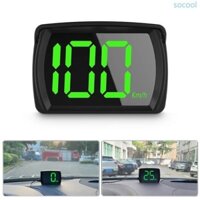 Soc * Màn hình hiển thị HUD ô tô Đồng hồ tốc độ kỹ thuật số KM với 2 màn hình LED 8 inch cho xe tải SUV chạy bằng USB