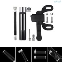 Soc * Máy bơm xe đạp Mini Máy bơm không khí xe đạp bằng nhôm di động 120PSI cho ngoài trời