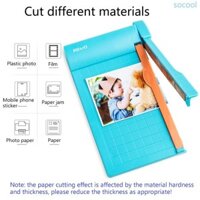 Soc * Máy cắt giấy Tông đơ Ảnh Máy cắt chém Sổ lưu niệm có thước