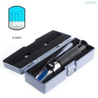 Soc * Máy đo khúc xạ độ mặn Đầu đọc nước Marine 0 Máy kiểm tra bể cá muối 10%