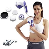 SỐC SALE [Chính hãng]  Máy Massage Cầm Tay Relax & Spin Tone 5 Đầu  máy massage mặt,  bụng Model A781.