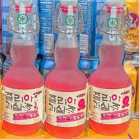 Sochu Strawberry Little Sparkling Bara Hàn Quốc 3.8% vol chai 368ml