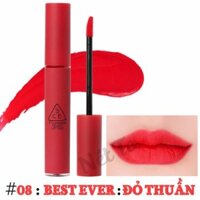 sock Son 3CE  Màu Đỏ Thuần -Velvet Lip Tint Best Ever - rẻ vô địch  ྇