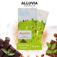 Socola ALLUVIA Trắng Trà Xanh  Green Tea Chocolate ALLUVIA