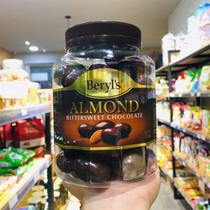 Socola Beryls Almond Bittersweet 350g