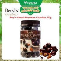 Sôcôla Beryls Almond Bittersweet 410g - Vị Ngọt Ngào, Thơm Béo với Bột Sữa Nguyên Kem
