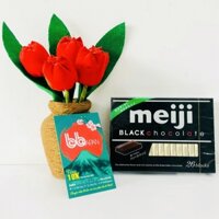 Socola Black Meiji 120g 26 Thanh Nhật Bản