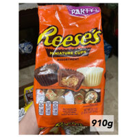 🍫🥜SOCOLA BƠ ĐẬU PHỘNG MỸ MIX 3 VỊ REESE’S MINIATURE CUPS ASSORTMENT MILK DARK CHOCOLATE & WHITE CREME PEANUT BUTTER 910G