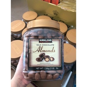 Chocolate sữa bọc hạnh nhân Kirkland Signature Milk Chocolate Almonds 1.36 Kg