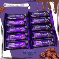 Socola Cadbury Dairy Milk Combo 10 Thanh 15g Vị Sữa Nhập Khẩu Malaysia Phân Phối Bởi Kinh Đô.