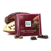 Socola Đắng 50% Cacao, Dark Chocolate 50%, 3.5 oz (100g) - RITTER SPORT