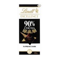 Socola Đắng, Excellence, 90% Cacao, Supreme Dark (100g) - LINDT