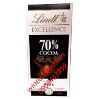 Socola đắng Lindt Excellence 70% Cocoa 100g