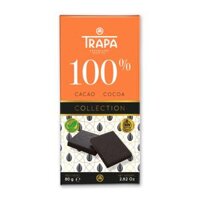 Socola Đắng, Vegan Collection, 100% Cocoa, 2.82 oz (80g) - TRAPA