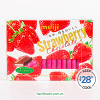 Socola dâu tây Meiji Nhật Bản 120.9g (4.65g x 26 cái) - Hachi Hachi Japan Shop