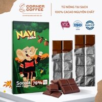 Socola đen 70% cacao nguyên chất vị đắng đậm kèm ngọt thanh hộp 60g