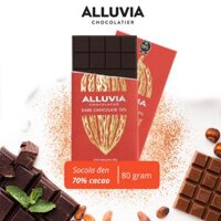 Socola Đen 70 Nguyên Chất Đắng Vừa Ít Ngọt 80 gram  Dark Chocolate 70