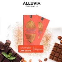 Socola Đen 70 Nguyên Chất Đắng Vừa Ít Ngọt 30 gram  Dark Chocolate 70