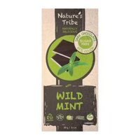 Socola Đen Bạc Hà, Dark Chocolate with Wild Mint, 65% Cocoa, Sugar Free (88g) - NATURE'S TRIBE