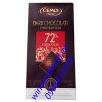 Socola đen Cemoi 72% 100g