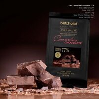 Socola Đen Đắng Couverture 77% Belcholat Túi 500g/1kg - Bitter Chocolate Belcholat 77% Block 500g/1kg