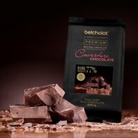 Socola Đen Đắng Couverture 77% Belcholat Túi 500g/1kg - Bitter Chocolate Belcholat 77% Block 500g/1kg