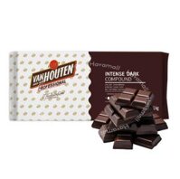 Socola Đen Dạng Khối 1kg – Van Houten Dark Chocolate
