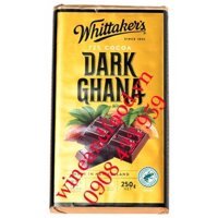 Socola đen Dark Ghana Whittaker's 72% thanh 250g