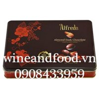 Socola đen hạnh nhân Alfredo hộp thiếc 228g