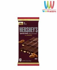 Socola đen Hershey hạnh nhân Hershey’s Special Dark Chocolate With Almonds XL 120g (16 thanh)