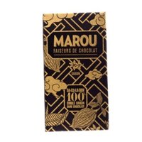Socola đen nguyên chất 100 % Marou Chocolate thanh 60g