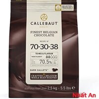Socola đen nguyên chất 70.5% Callebaut 2.5kg