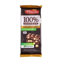 Sôcôla đen nguyên chất không đường Chocon Zero Sugar nhập khẩu từ Nga, hạt phỉ và hạnh nhân