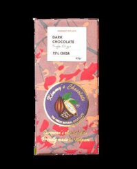 Socola đen nguyên chất Kimmy’s Chocolate Việt Nam 75% cacao thanh 65g KMB04