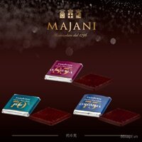 Sôcôla đen nguyên chất Majani nhập khẩu Ý, miếng nhỏ, đồ ăn nhẹ số lượng lớn, bơ ca cao nguyên chất, mua 10 tặng 1