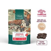 Socola đen nguyên chất Puratos hạt nút 72%