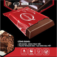 Socola Đen Nguyên Chất GANAFARM Túi 1kg Có Màu Đen Nâu Vị Đắng Nhẹ    - CD333