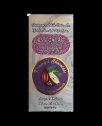 Socola đen nhân hạt điều Kimmy’s Chocolate Việt Nam 65% cacao thanh 65g KMB12