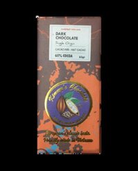 Socola đen nhân hạt nib Kimmy’s Chocolate Việt Nam 65% cacao thanh 65g KMB14