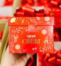 Socola Ferrero Mon Cheri nhân rượu anh đào hộp vuông đỏ, 283g